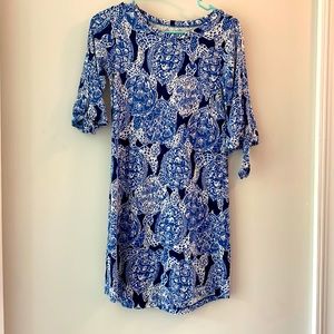 The brand of this dress is Lilly Pulitzer.
